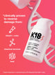 Clinically proven to reverse damage from: bleach + color, chemical services, and heat.
